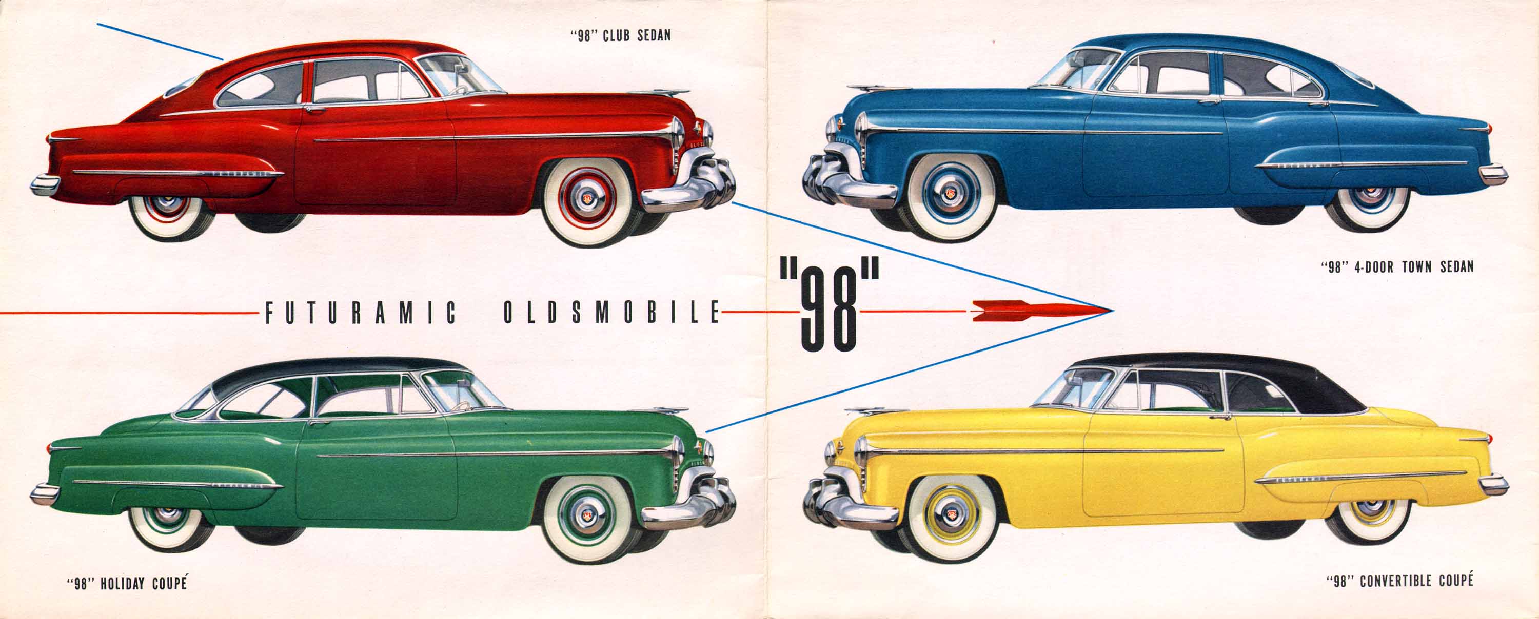 1950 Oldsmobile Motor Cars Foldout Page 8